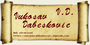Vukosav Dabesković vizit kartica